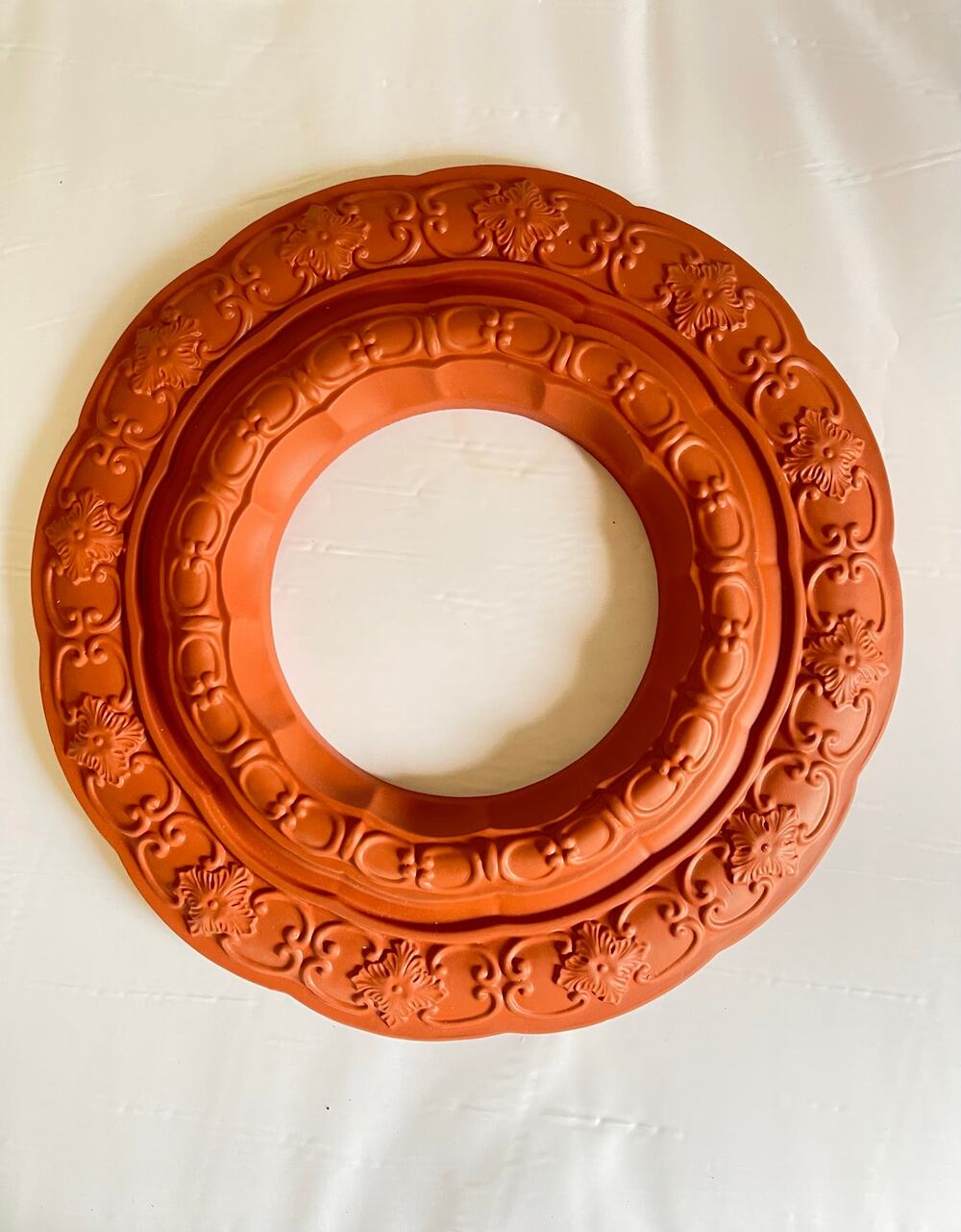 New Polyurethane Ceiling Medallion, Firebrick